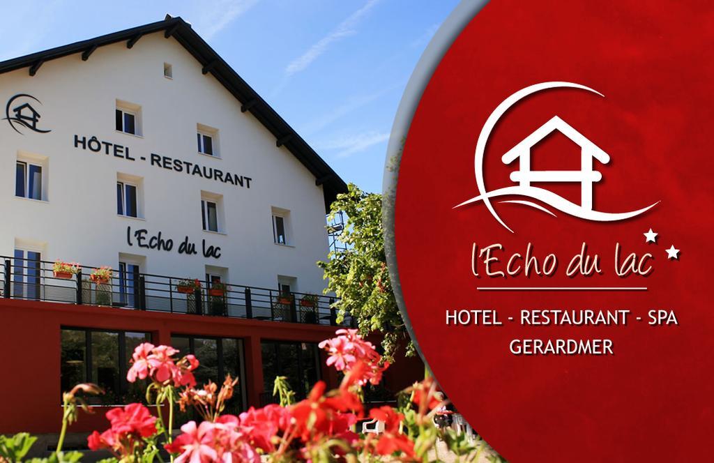 Hotel Restaurant L Echo Du Lac Gérardmer Esterno foto